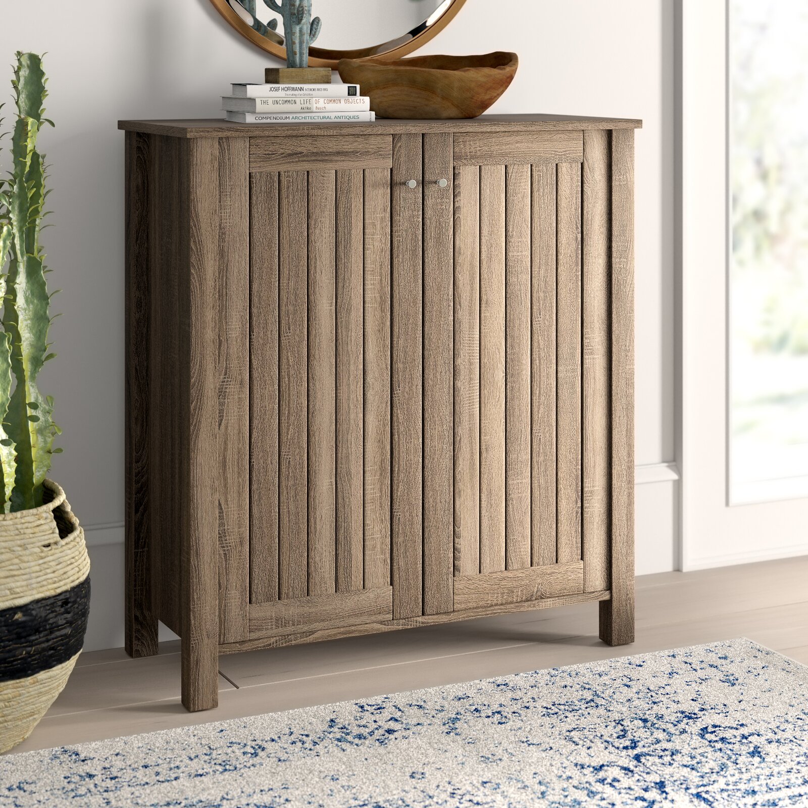 【Furniture】20 Pair Shoe Storage Cabinet
